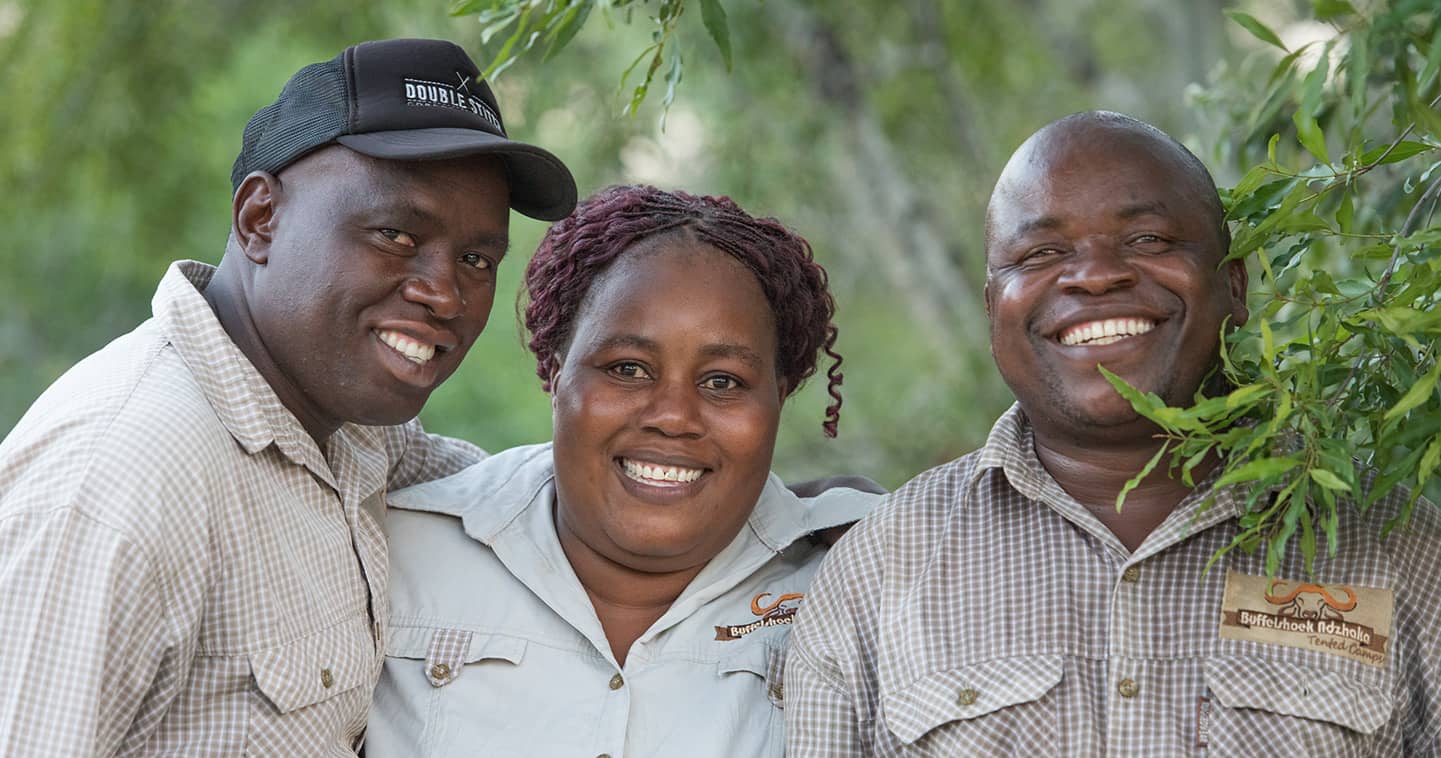 Meet the friendly staff at Ndzhaka Camp